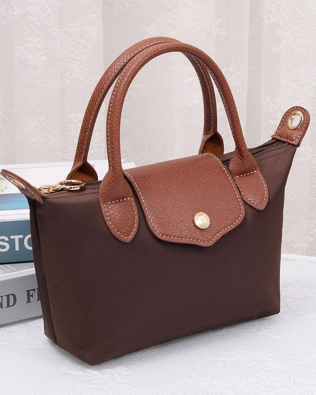 Britney Nylon Double Handle Crossbody Bag