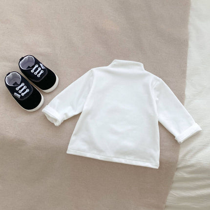 Kids Unisex Turtle Neck Long Sleeves