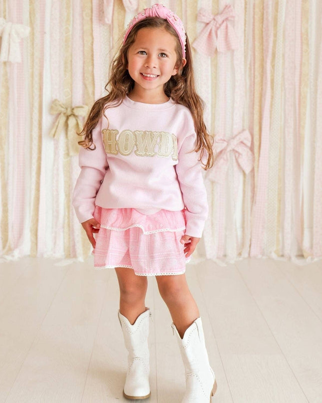Pink Bandana Western Skort - Kids Boutique Clothing - Fall