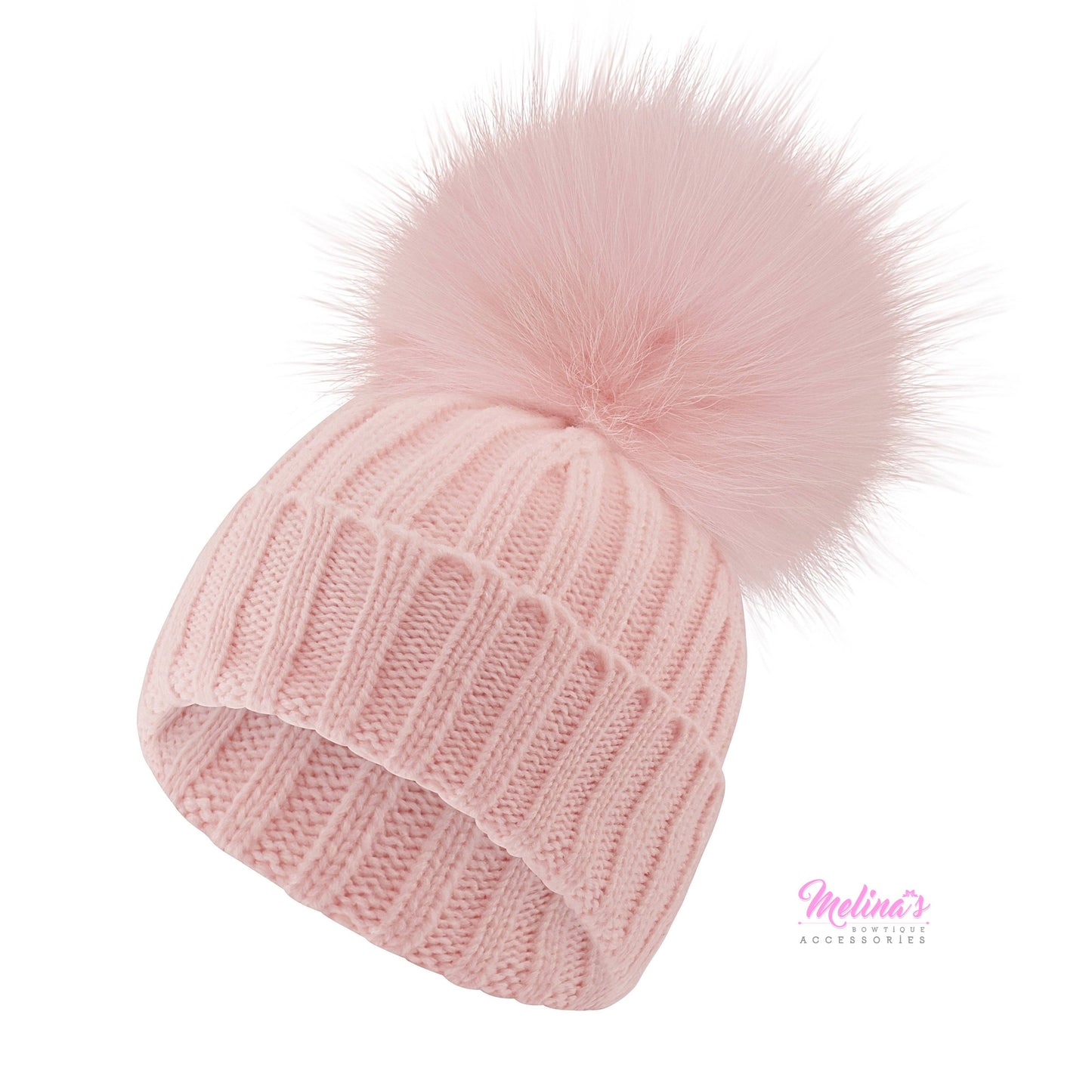 Pink Pom Beanies