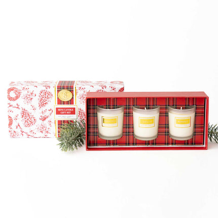 Festive Spice 3-Piece Soy Wax Candle Gift Set