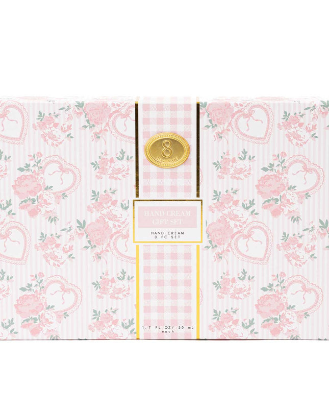 Sweetheart Blooms 3pc Boxed Hand Cream Set