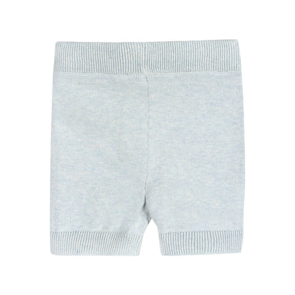 Miles Wave Textured Baby Shirt & Shorts Set
