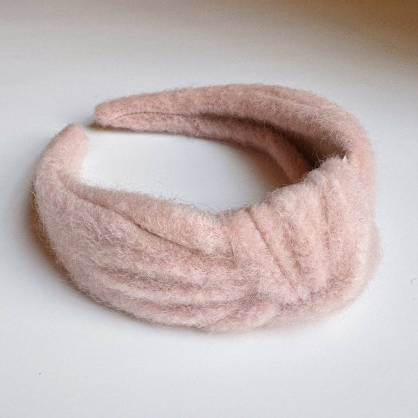 Cozy Fuzzy Cloud Knotted Headband