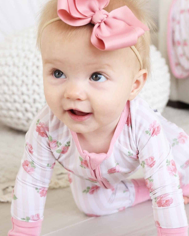 Rosy & Cozy Convertible Zip Romper