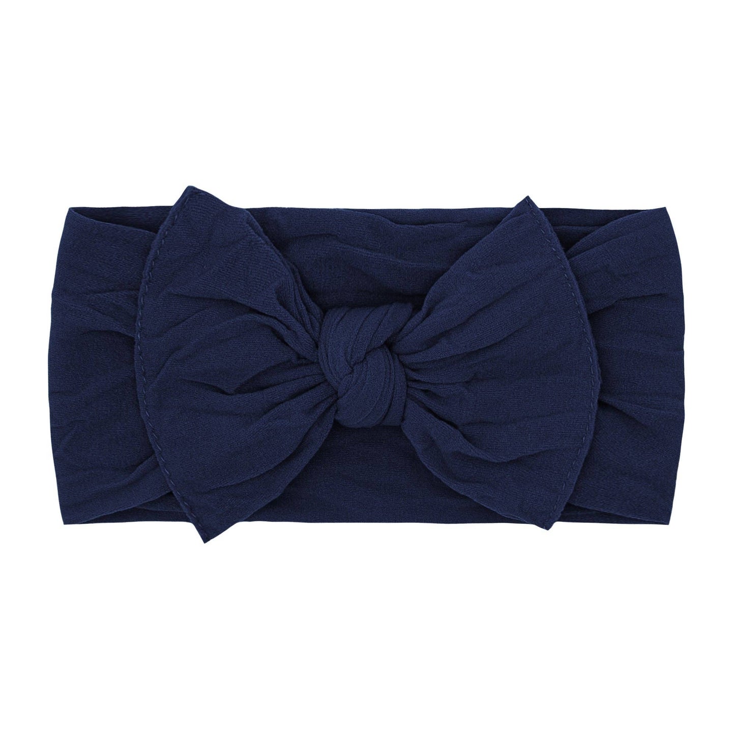 THE KNOT Soft nylon headband: navy