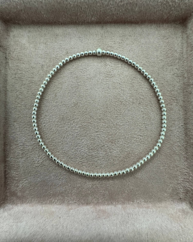 2MM Classic Ball Bead Bracelet - Waterproof