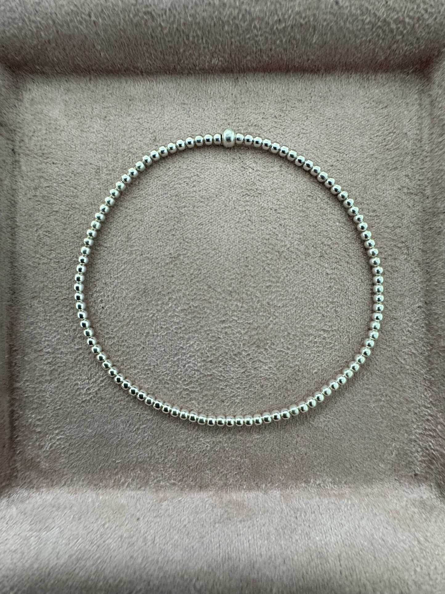 2MM Classic Ball Bead Bracelet - Waterproof