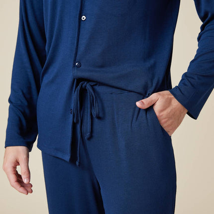 Notch Collar PJ Set in Supremely Soft Ribbed Modal