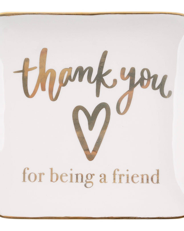 Thank You For Being a Friend Trinket Tray
