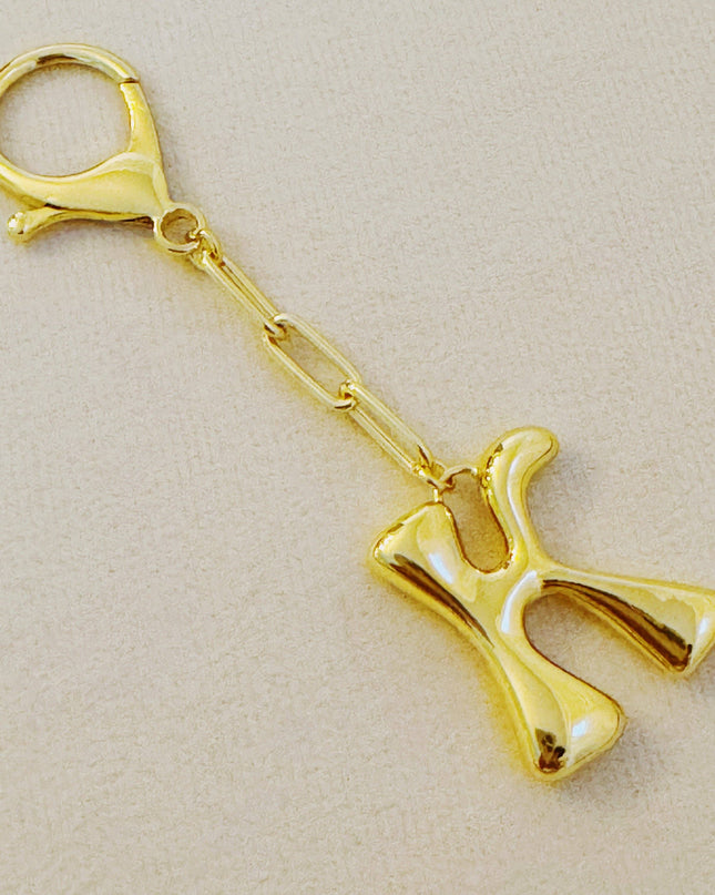 Whimsy Balloon Letter Initial Bag Charm