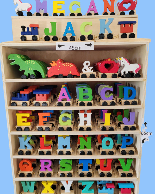 Wooden Name Train Piece – Choose Your Style