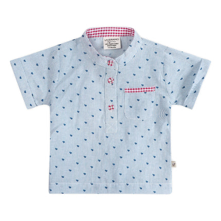 Cayden Ditsy Heart Baby Top + Shorts (Organic)
