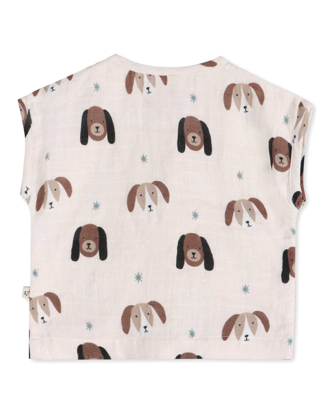 Doggies Baby Top + Shorts Set