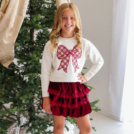 Red velet Christmas Skirt