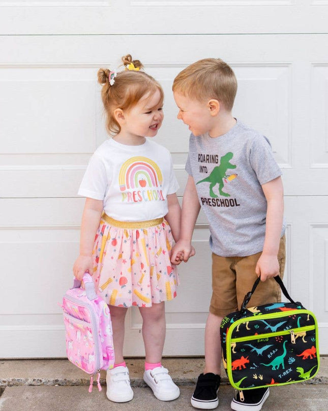 Roaring Into Preschool T-Shirt - Back To School Kids Tee
