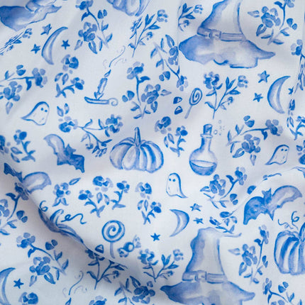 Halloween Toile Smocked Dress