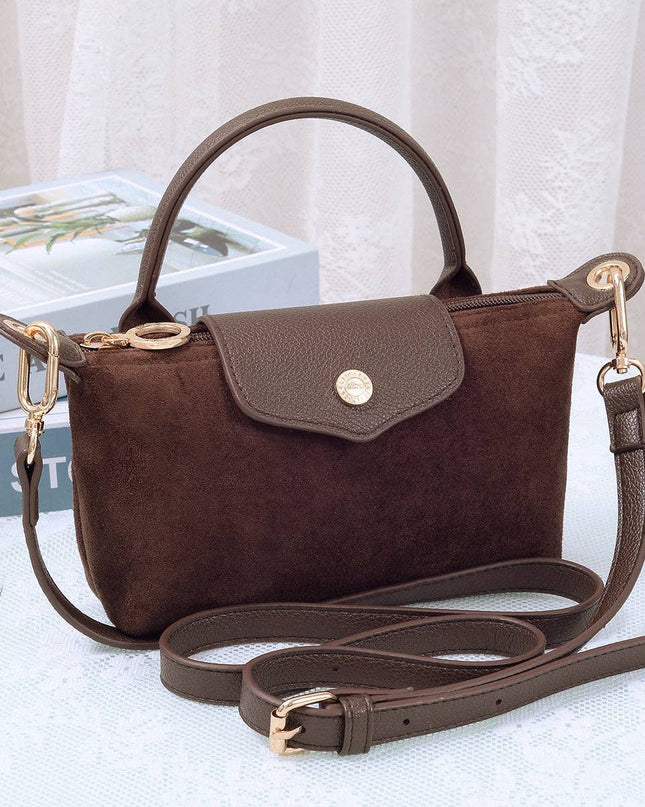 Penny Suede Mini Crossbody Bag