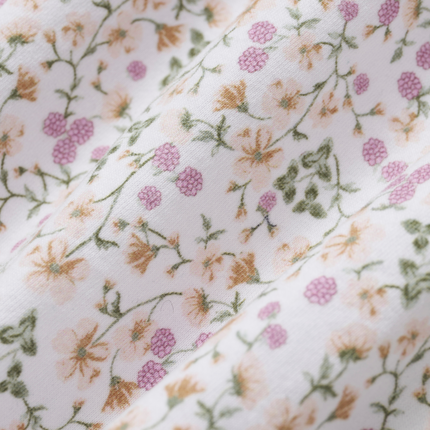 Baby's Pima Romper in Meadow Bloom - close up
