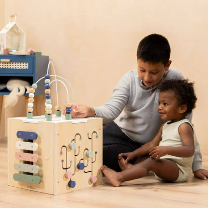 Wooden Activity Cube