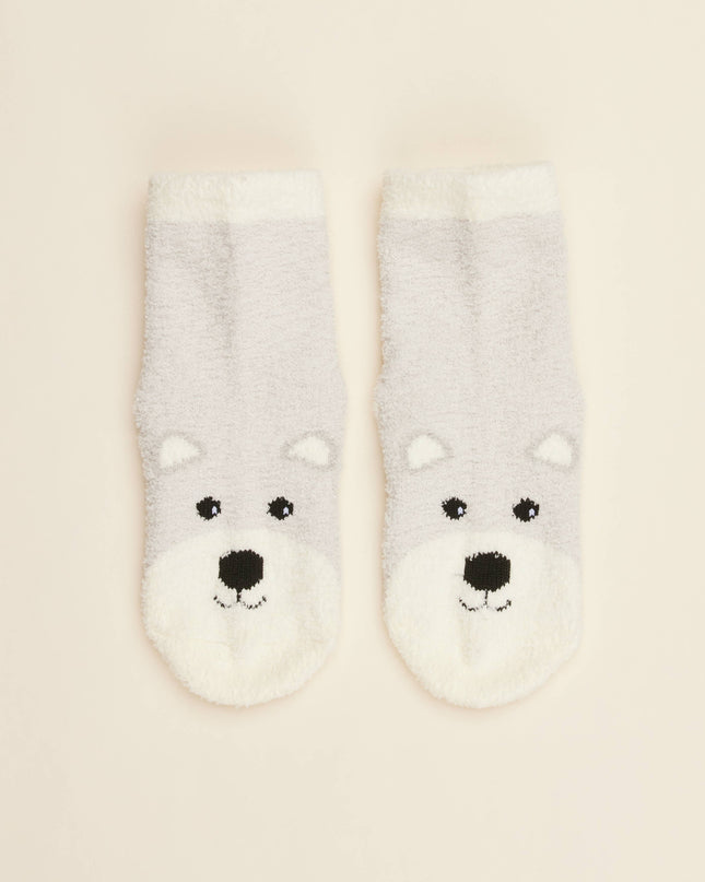 Marshmallow Bear Crew Socks