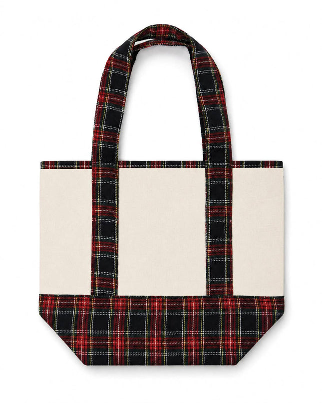 TARTAN  Canvas Mini Tote Bag