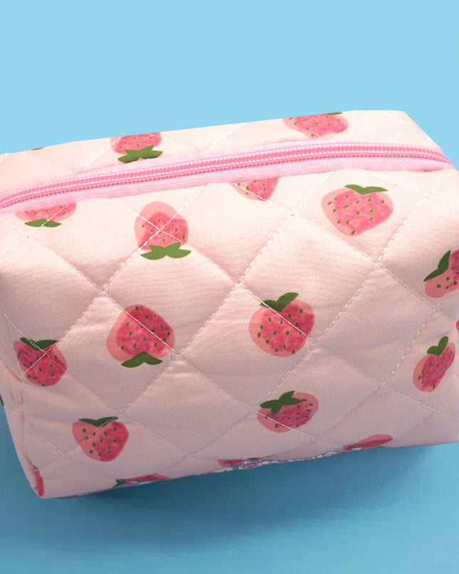 FLORAL TOILE PATTERN MAKEUP COSMETIC POUCH BAG | 40P562