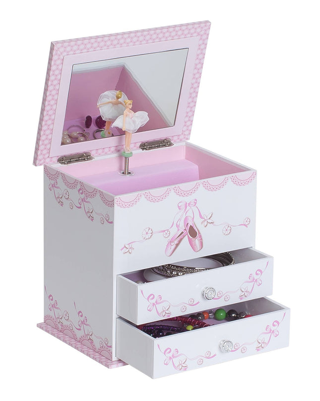 Angel Girls Ballerina Music Jewelry Box
