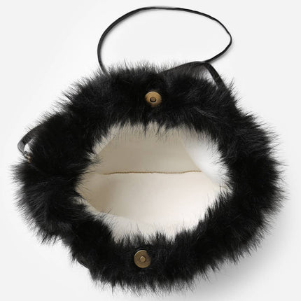 Faux Fur Mini Handbag