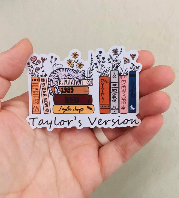 Taylor Swift Book 5 Sticker/Magnet: Glossy Vinyl