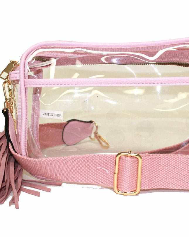 Personalized Game Day Clear Crossbody Bag