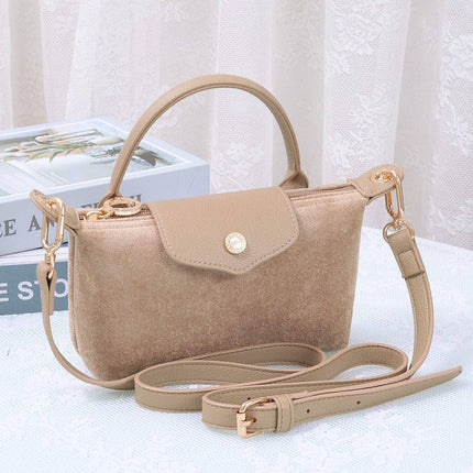 SD781 Penny Suede Mini Crossbody Bag
