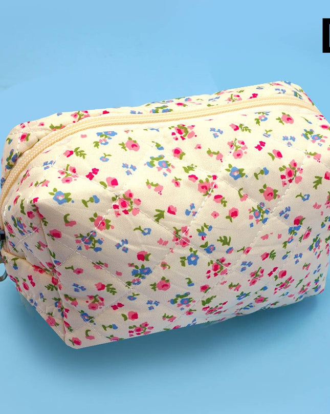 FLORAL TOILE PATTERN MAKEUP COSMETIC POUCH BAG | 40P562