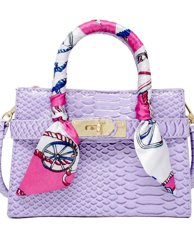 Crocodile Scarf Handbag