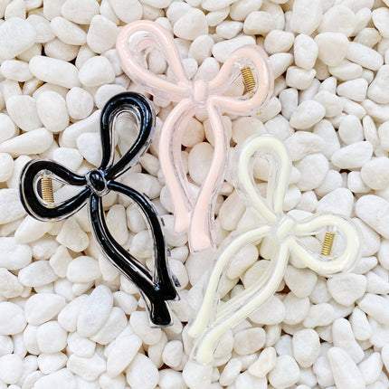 Annie Bow Hair Claw Clips