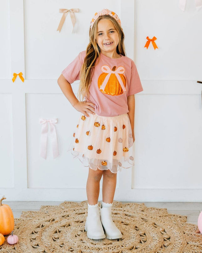 Pumpkin Pearl Gemstone Headband - Kids Hair Accessories