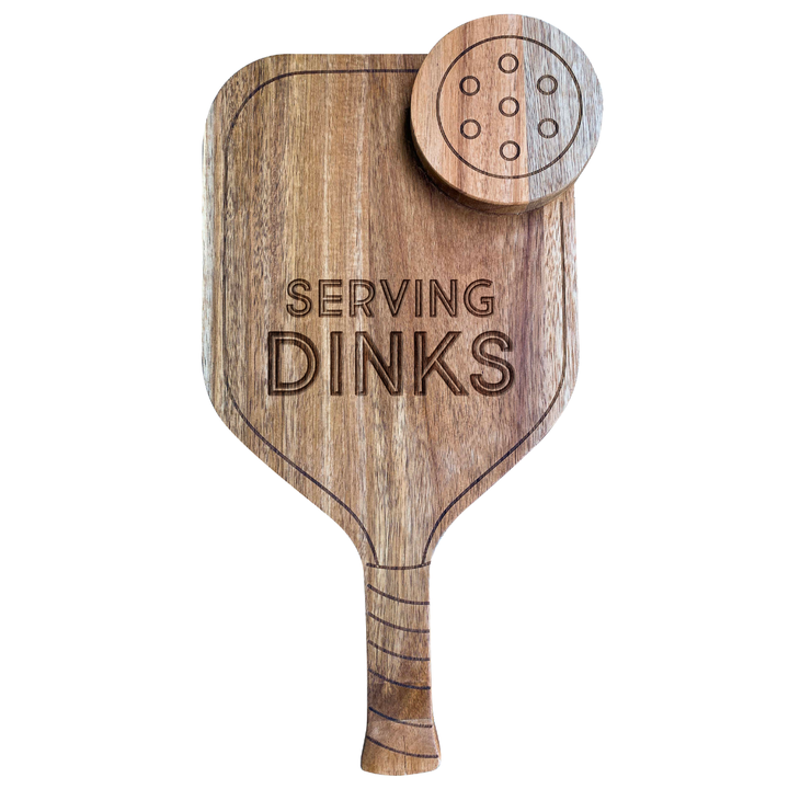 "Serving Dinks" Acacia Pickleball Board