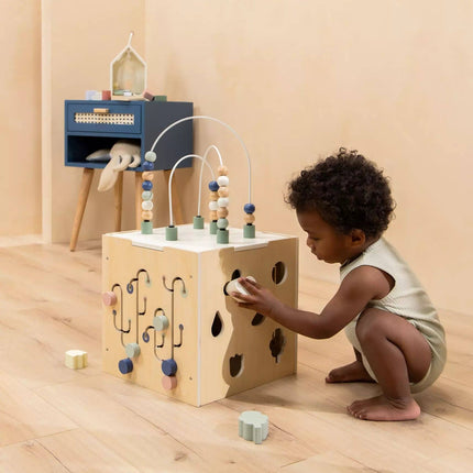 Wooden Activity Cube