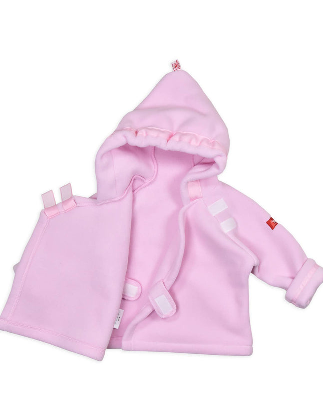 Light Pink Warmplus Fleece Favorite Jacket Wrap Close 620-LP