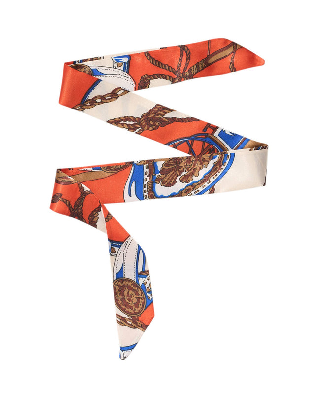 Silk Fashion Bag Scarves for Handbags