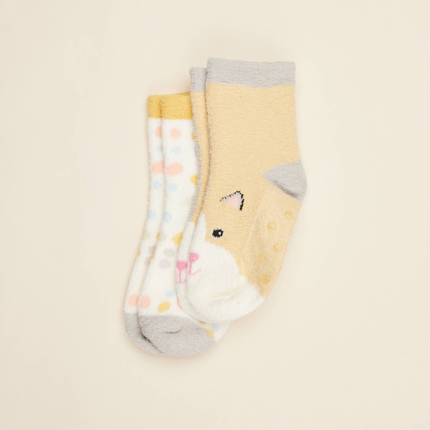 Marshmallow Bear Crew Socks