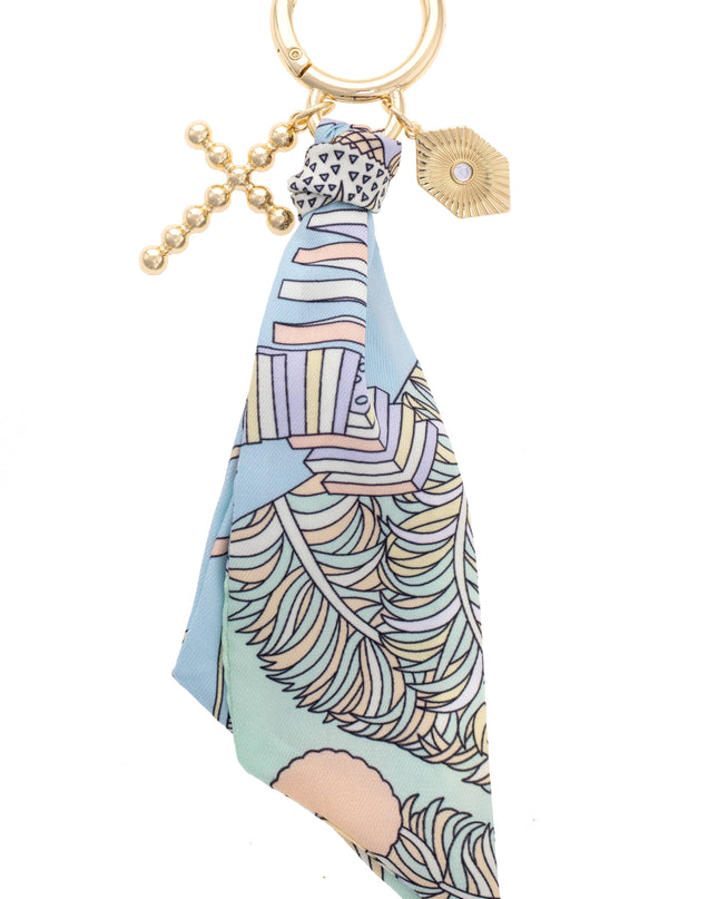 Louisa Beaded Cross Twillie Bag Charm