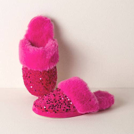 Sequin Valentine Slippers
