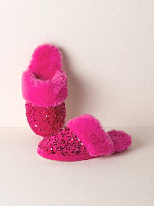 FIESTA SLIPPERS, MAGENTA