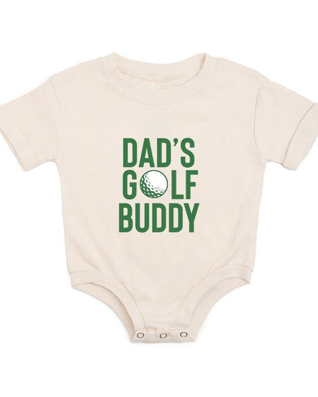 Dad's Golf Buddy Short Sleeve Romper