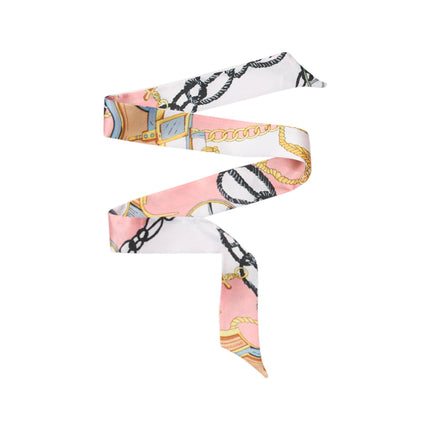 Silk Fashion Bag Scarves for Handbags