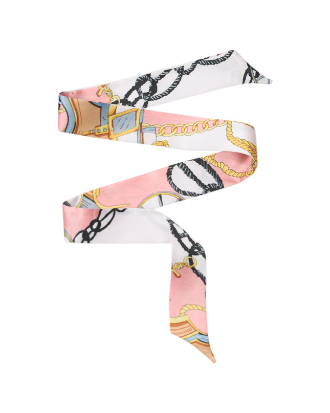 Silk Fashion Bag Scarves for Handbags