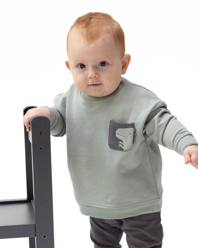 Dinos French Terry Drop Sleeve Sweatshirt