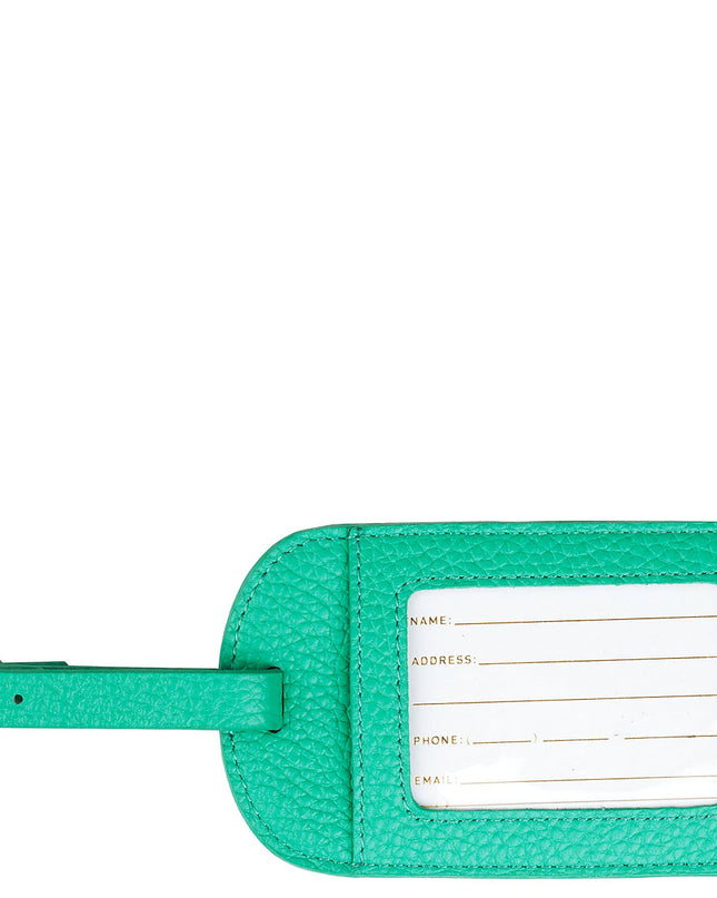 "Amelia" Leather Luggage Tag (Personalizable)