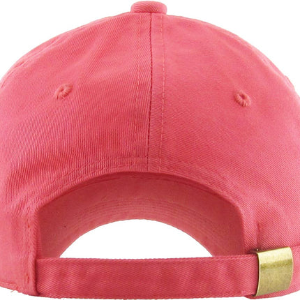 Blank Low Profile Cotton Baseball Cap